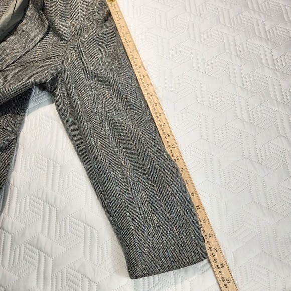 Blazer Men Gray Tweed Circle S Western 44R Color Speck Herringbone cowboy